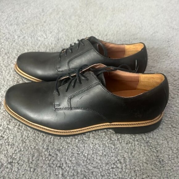 Cole Haan Great Jones Plain Toe Oxford C22001 Black Leather Sz 10 M - NWOB - Picture 2 of 11
